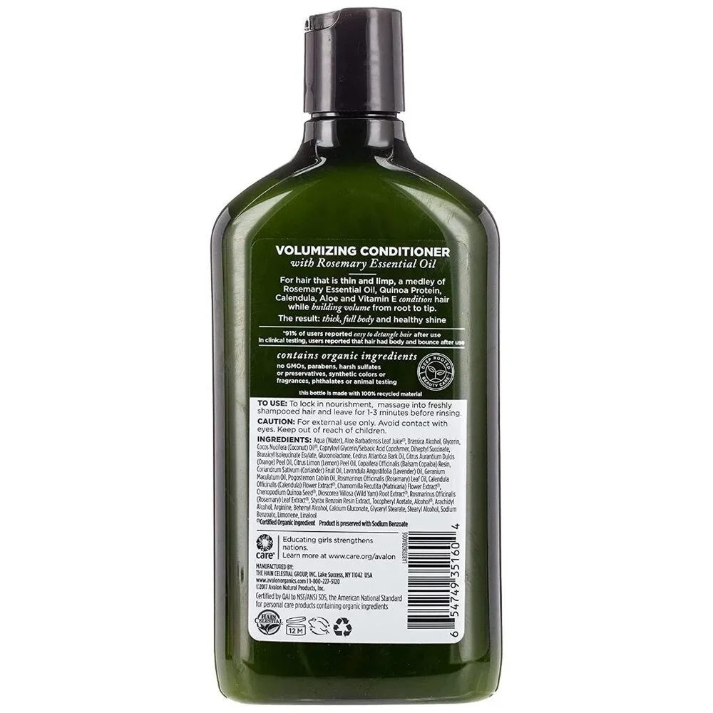 Avalon Organics Volumizing Rosemary Conditioner 11oz